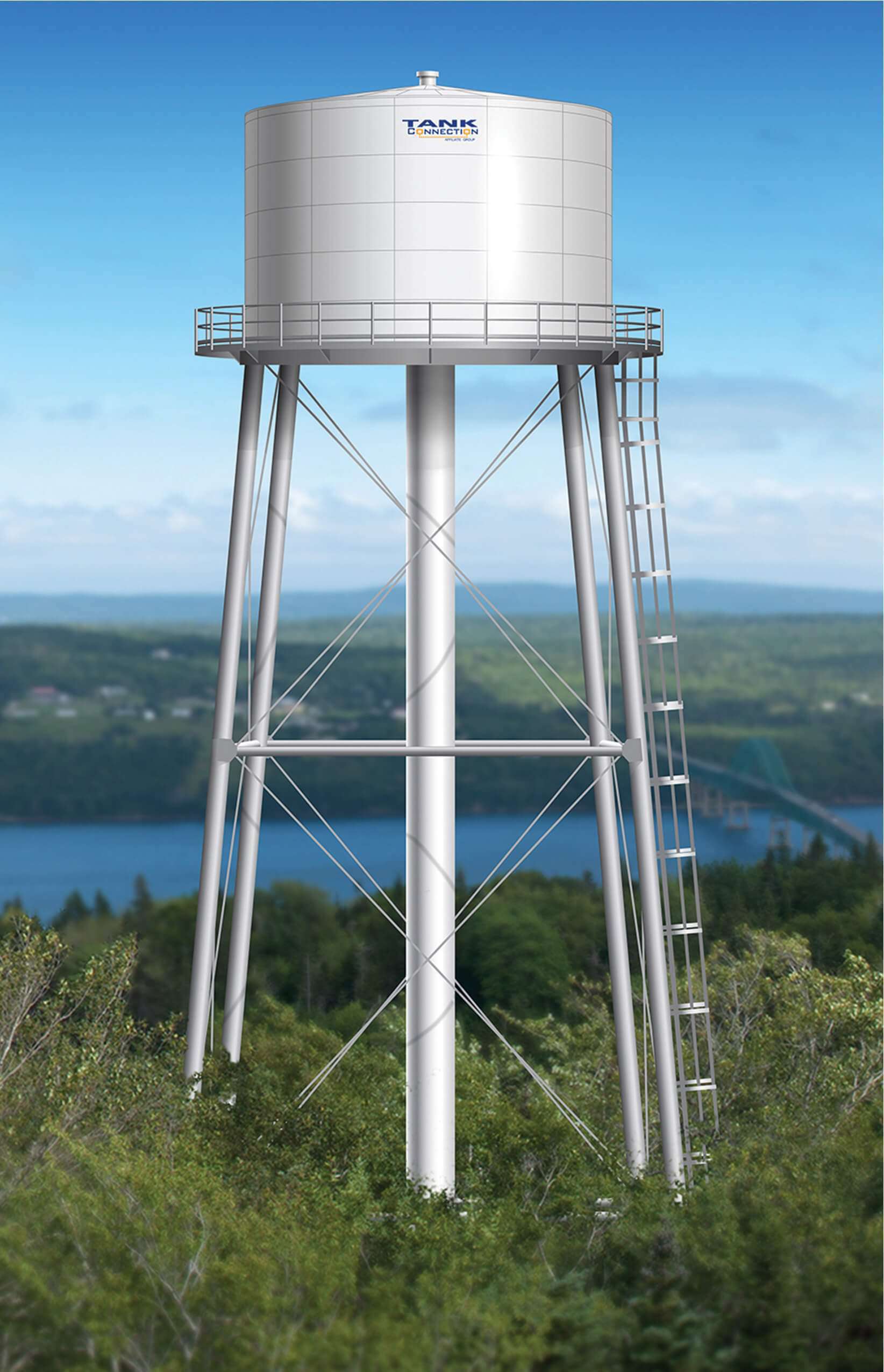 Elevated Water Tanks, Steel Water Storage Tank