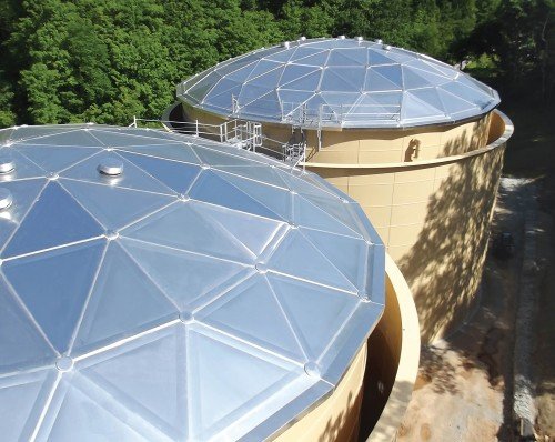 Aluminum Geodesic Domes, Storage Tank Covers