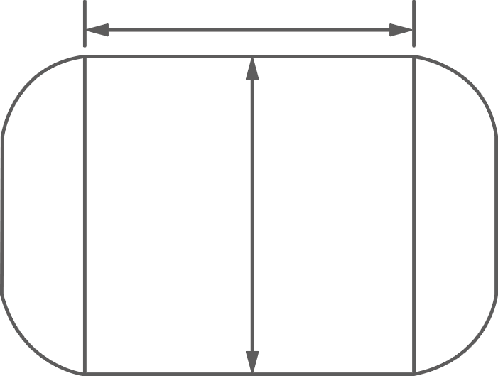 Horizontal tank drawing